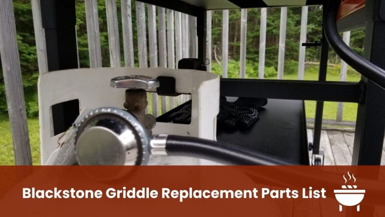 Blackstone Griddle Replacement Parts List