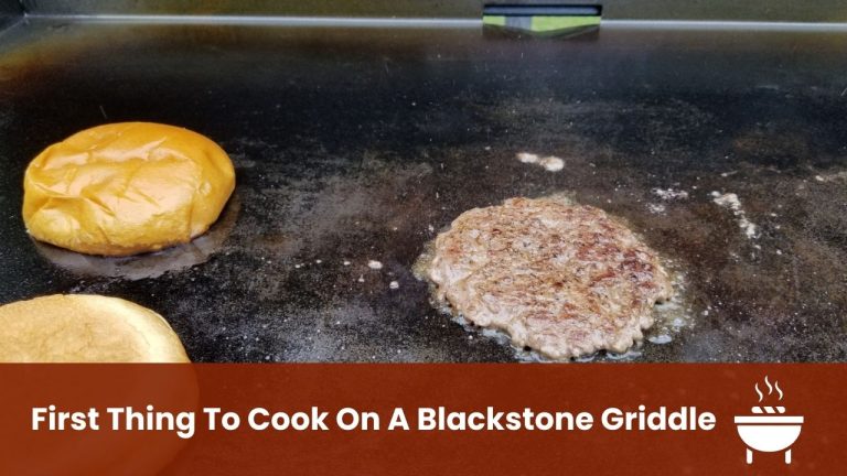 first thing to cook on a blackstone griddle