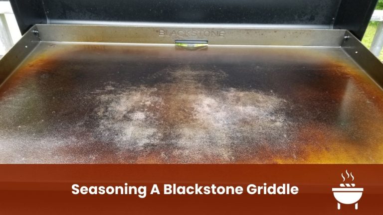 seasoning a blackstone griddle